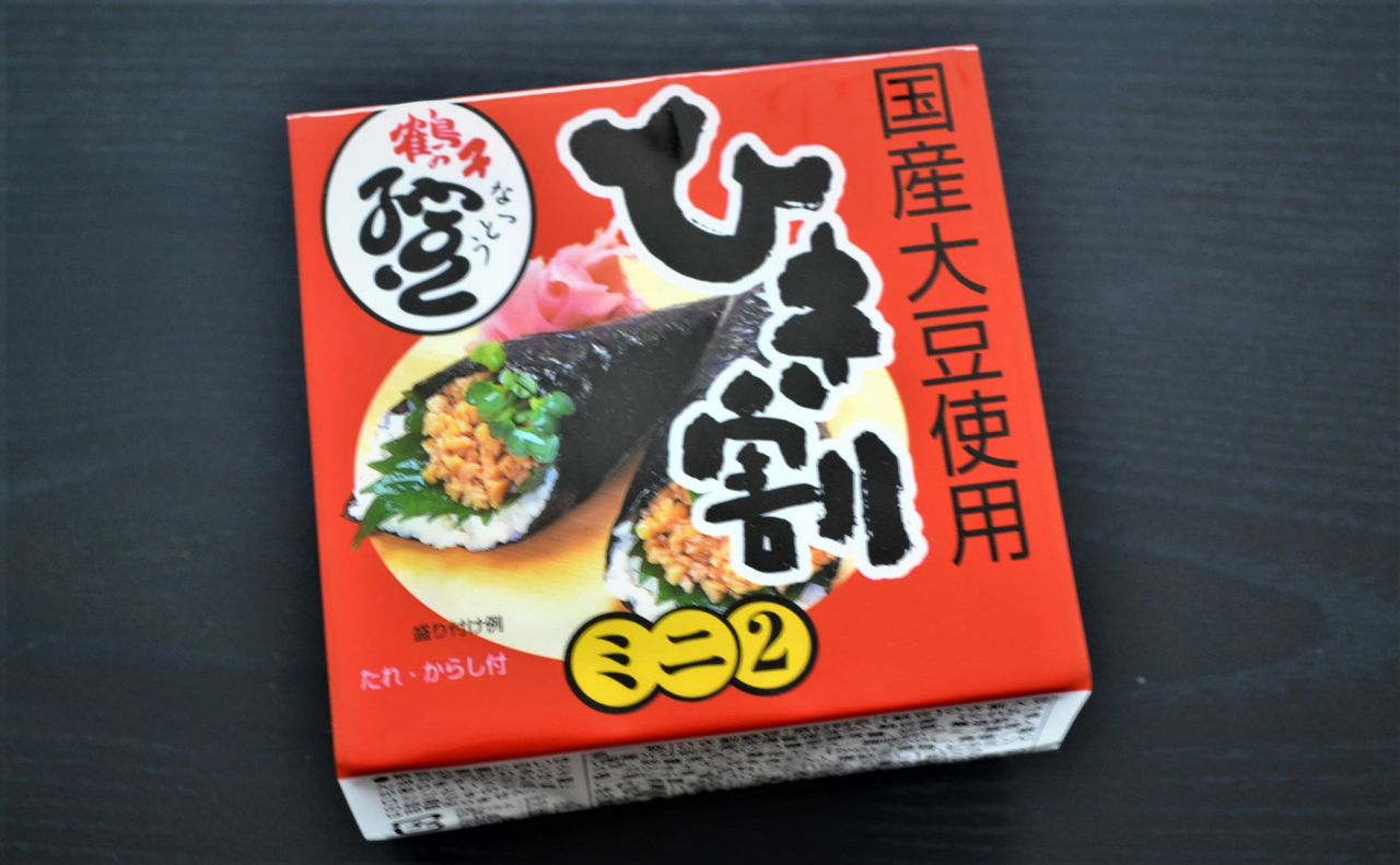高橋食品。ひき割納豆ミニ2。国産ひき割大豆100％使用の納豆です。